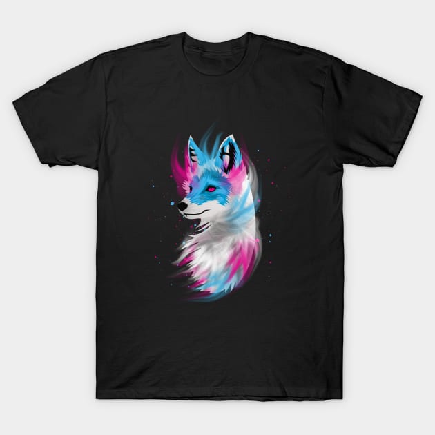 Fox Galaxy T-Shirt by siddick49